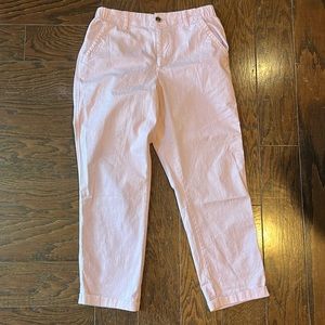 EUC old navy pink chino pants, size medium